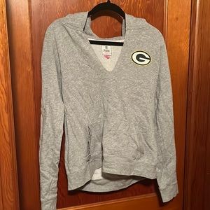Vintage VS Pink Green Bay Packers Hoodie